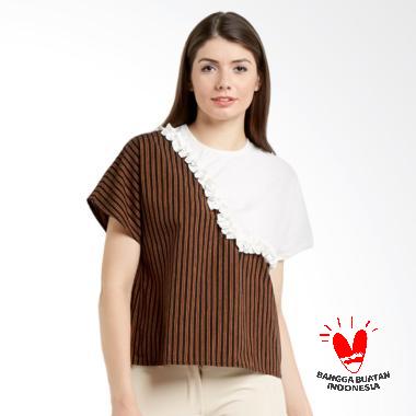 Batik Dirga Caitlyn Atasan Wanita - Brown