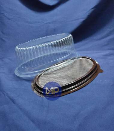 Mika Tray Oval / CT OVAL / Mika Kue Alas Coklat Oval - 10pcs