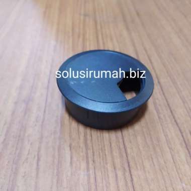 TUTUP LUBANG MEJA KABEL PLASTIK hitam JALUR KOMPUTER KANTOR furniture