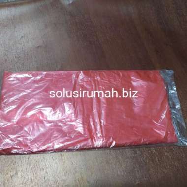 PLASTIK ONLINE 05 X LEBAR 50 / BUKA 100 CM X 25M 0.94KG PE MERAH TRANS