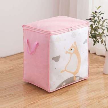 Storage Bag 34 Cloth Bag Tempat Penyimpanan Storage Organizer Bag PINK