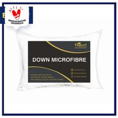 Bantal Down Microfiber (Bulu Angsa Sintetis) Uk. 50 x 70cm - Elephant