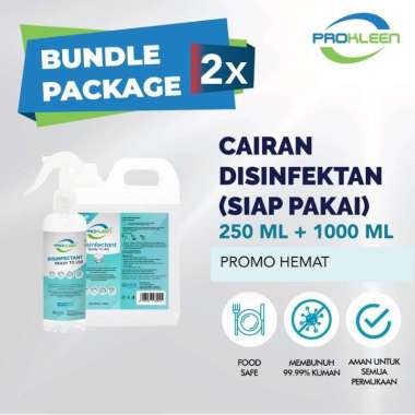 Disinfectant Antiseptik Konsentrat Cairan Desinfektan PROKLEEN 1L - Paket Sprayer