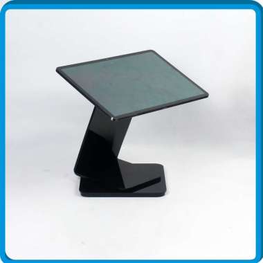 Tablet Kasir Holder Tinggi 20cm Bahan Akrilik Hitam