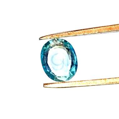 Batu Mulia Natural Blue Zircon Asli Alam Bukan Sintetis