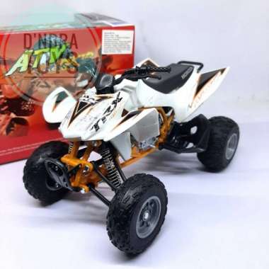 Diecast Motor ATV Miniatur Motocross Trail ATV Honda TRX450R 1:12