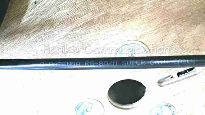 D Antenna RG-8 Kabel Koaksial Serabut Tembaga RG8 Coaxial Cable Meteran