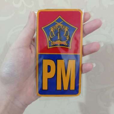 Sticker PM - Sticker Emboss PM - Polisi Militer