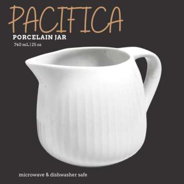PACIFICA Ceramic Pitcher | Porcelain Water Jug | Teko Keramik Besar