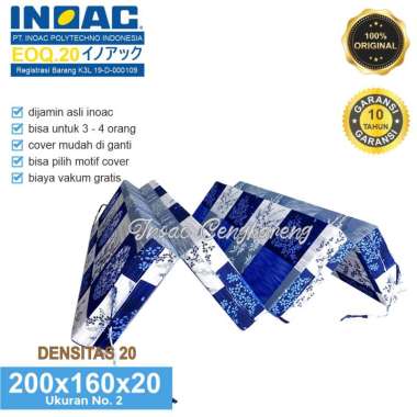 Kasur Busa Lipat Inoac EOQ D20 Semua Ukuran Tebal 20 cm / Kasur Busa Inoac Murah Garansi 10 Tahun /