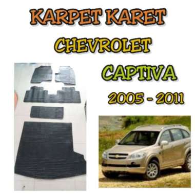 Karpet karet mobil chevrolet captiva 2011- 2015