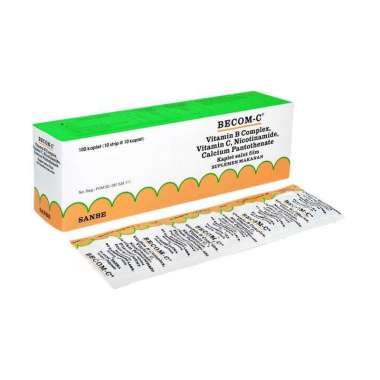 Becom-C Kaplet Multivitamin [10 Tablet/ Strip]