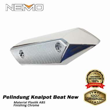 Nemo Pelindung Knalpot Beat New Injection Fi Crome
