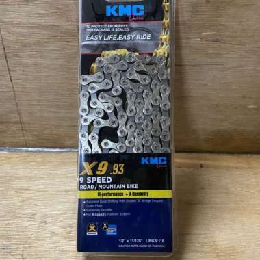 Rantai 9 speed kmc x9 Multicolor
