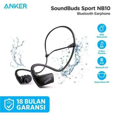 Anker Soundbuds Sport NB10 Earphone Anker Garansi Resmi