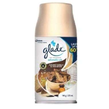 Glade Automatic Spray Elegant Vanilla & Oud Wood Refill 225 ML