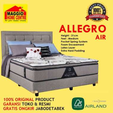 KASUR SPRINGBED AIRLAND - MATRAS SPRING LATEX - ALLEGRO AIR - AIRLAND 180 x 200