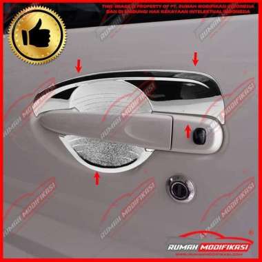 OUTER DOOR HANDLE - MANGKOK HANDLE - TOYOTA AVANZA 2019-ON CHROME