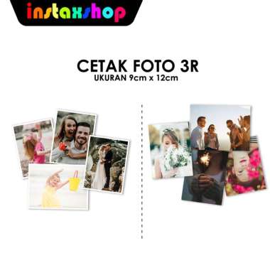 INSTAXSHOP Jasa Cetak Foto 3R Print Photo ( Printing Foto). BORDERLESS