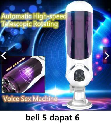D066 Tenga cup alat bantu seks toy pria piston maju mundur getar desah