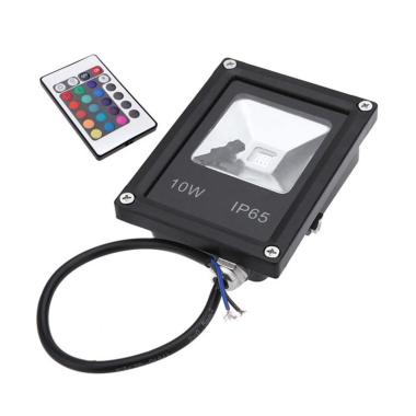 NLS RGB LED Lampu Sorot [10 W] Multicolor