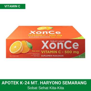 Xonce Tablet Hisap Isi 50 Strip / Vitamin C 500 MG
