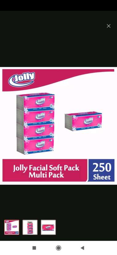 Tisu Jolly 250 sheet - 1 ball isi 48 pcs