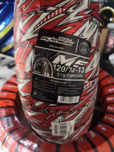 BAN MOTOR CORSA TUBELESS 120 / 70 - 13 M5 PLATINUM NMAX Depan