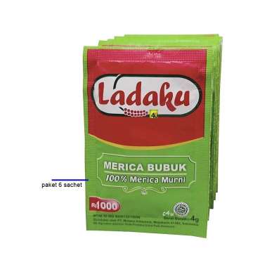 Ladaku Merica Bubuk - PAKET 6 SACHET