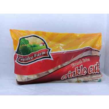 Kentang Golden Farm crinkle Cut 1kg