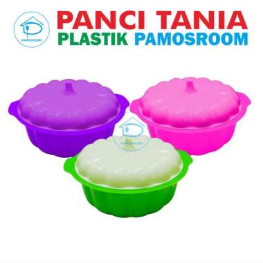 Pamosroom Panci Labu Panci Plastik Tania Panci Prasmanan Dengan Tutup Plastik Tempat Saji Makanan Bu
