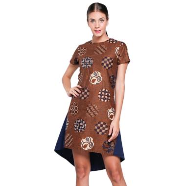 Bhatara Batik Women 3439P-CNH Caitlyn Dress Batik Wanita