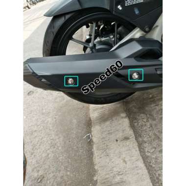 Baut Tameng Knalpot Nmax Xmax Lexi Aerox Probolt Thailand Stainless Steel King Nut GOLD
