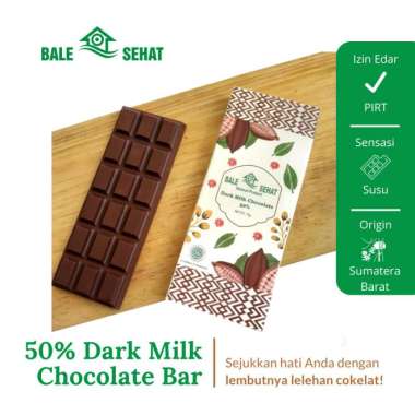Bale Sehat 50% Dark Milk Chocolate Bar 75g
