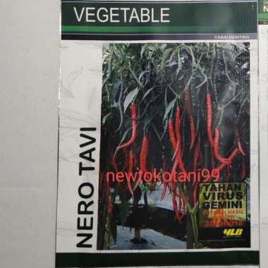 Benih cabai keriting NERO TAVI 10 gram cabe cmk halbanero seed