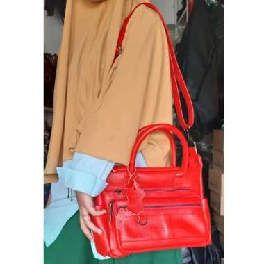Tote bag - shoulder bag - hand bag - tas batam - tas selempang wanita merah