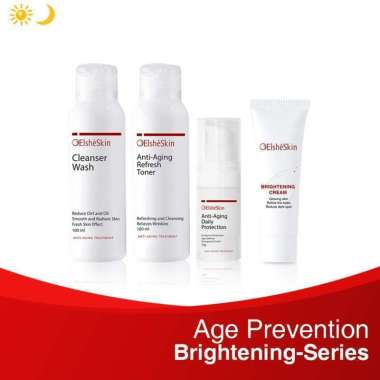Elsheskin Anti-Aging Treatment Brightening Cream - Paket Skincare Pemutih Wajah - Paket Glowing -Pen