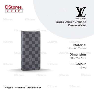 Louis Vuitton Damier Graphite Brazza Wallet in 2023