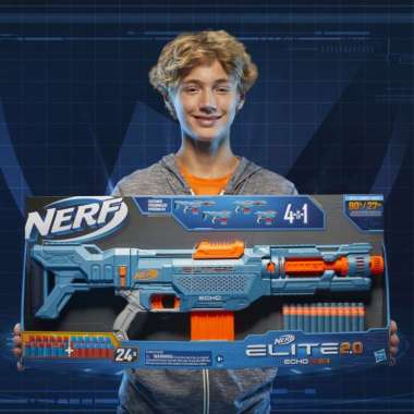 NERF Elite 2.0 Echo CS-10 CS10 Blaster 4 in 1 Original