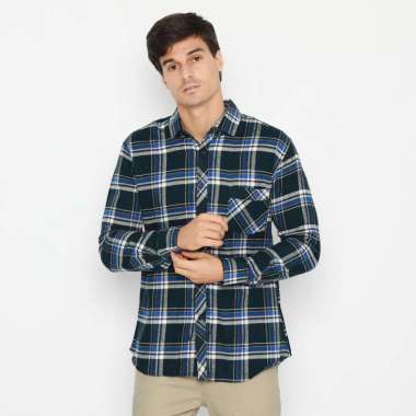 Platini Kemeja Flanel Pria Lengan Panjang 76161 M