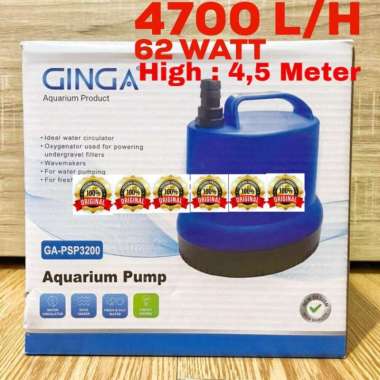 GINGA GA PSP 3200 - Pompa Air Celup Kolam Aquarium Aquascape PSP3200
