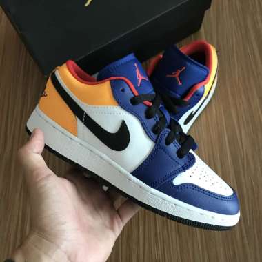 Air Jordan 1 Low Royal Yellow (GS) || mustard university gold black toe unc