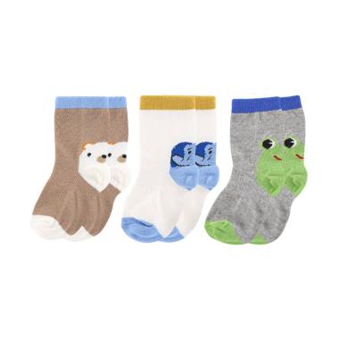 Mom N Bab 3in1 Boy Animal Kaos Kaki Anak