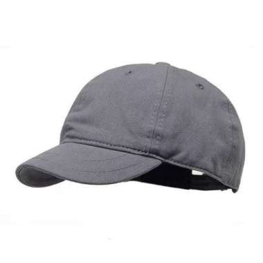 Baseball cap : DUCK CAP - Topi baseball topi pria topi wanita SHORT BRIM CAP One Size GRAY