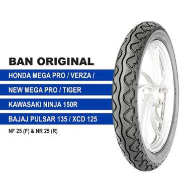 IRC NR25 100/90-17 TUBELESS. BAN BELAKANG VERZA,NEW MEGA PRO MONO IRC