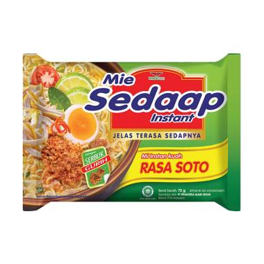 Promo Harga Sedaap Mie Kuah Soto 75 gr - Blibli