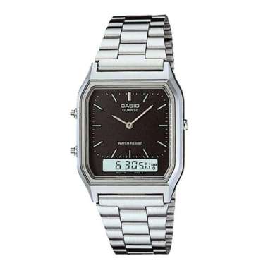 CASIO ORIGINAL - CASIO AQ-230A-1DMQ - JAM TANGAN PRIA JAM PRIA - STAINLESS CASIO AQ-230A-1D AQ 230A 