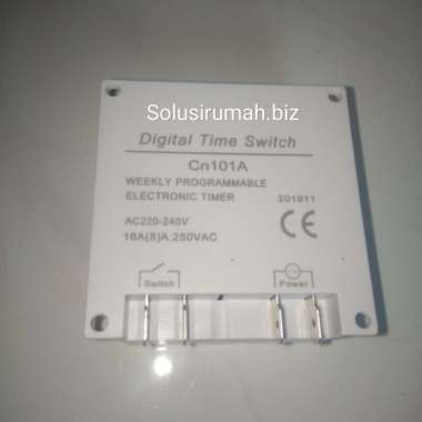 TIMER PLN 220V LISTRIK OTOMATIS DIGITAL TIMER SWITCH DISPLAY PROGRAMAB