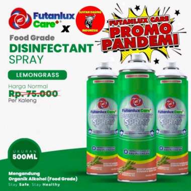 DISINFECTAN SPRAY FOOD GRADE FUTANLUX CARE LEMONGRASS 500 ML/ DISINFECTANT SPRAY FOOD GRADE/ DISINFE