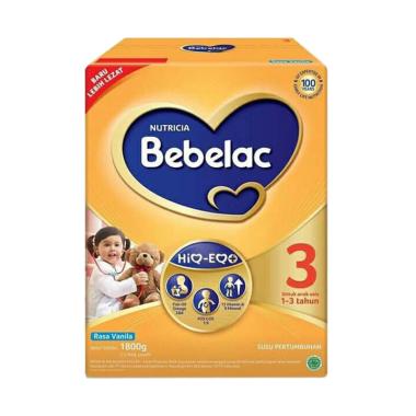 Promo Harga Bebelac 3 Susu Pertumbuhan Vanila 1800 gr - Blibli